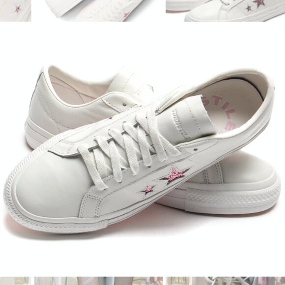 Converse x Turnstile One Pro White Skate Sneakers in Size 10 - Picture 12 of 13